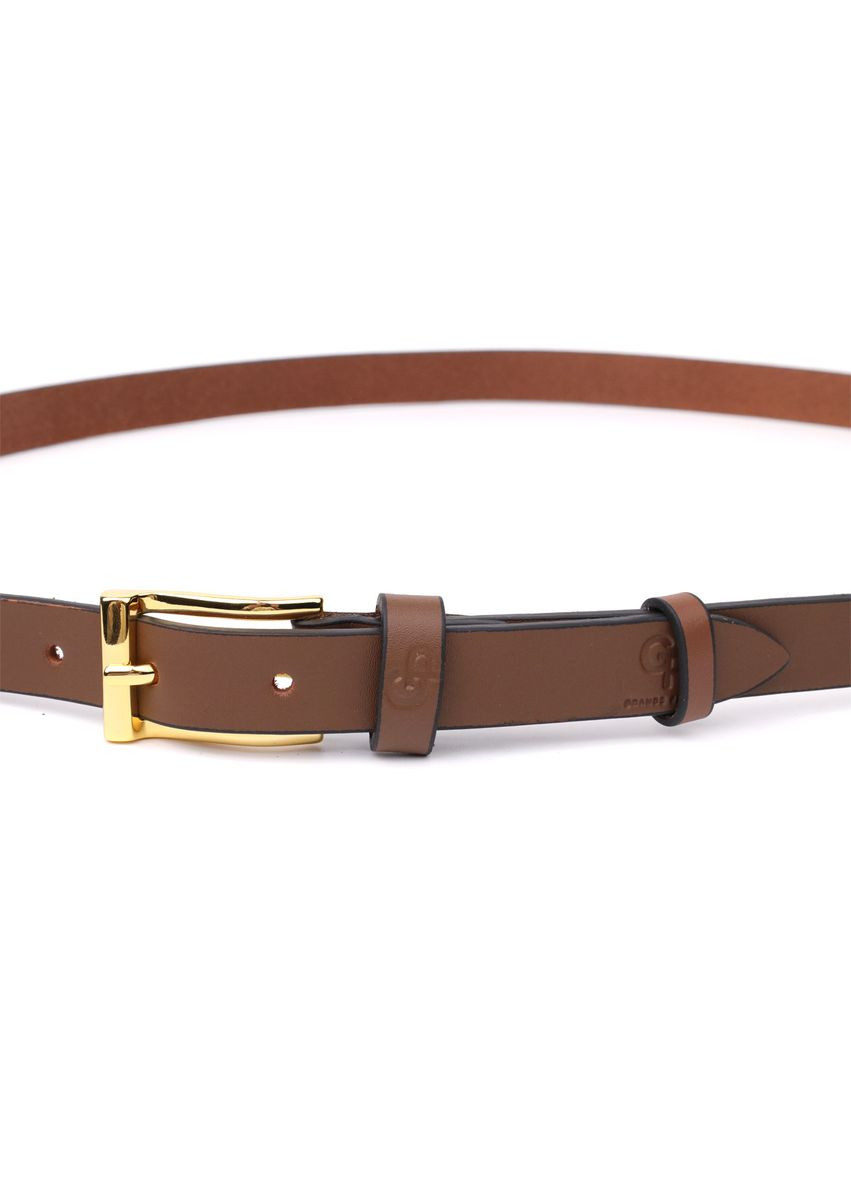 Модный узкий кожаный ремень для женщин 22954 Grande Pelle (364316012)