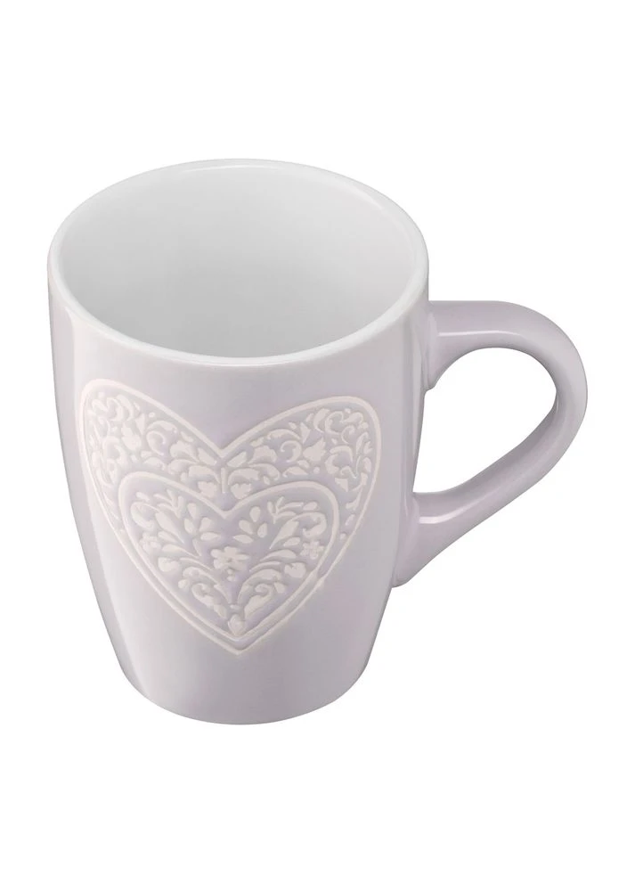 Кружка Heart, 330 мл, серая, керамика AR3467GR Ardesto (387204566)