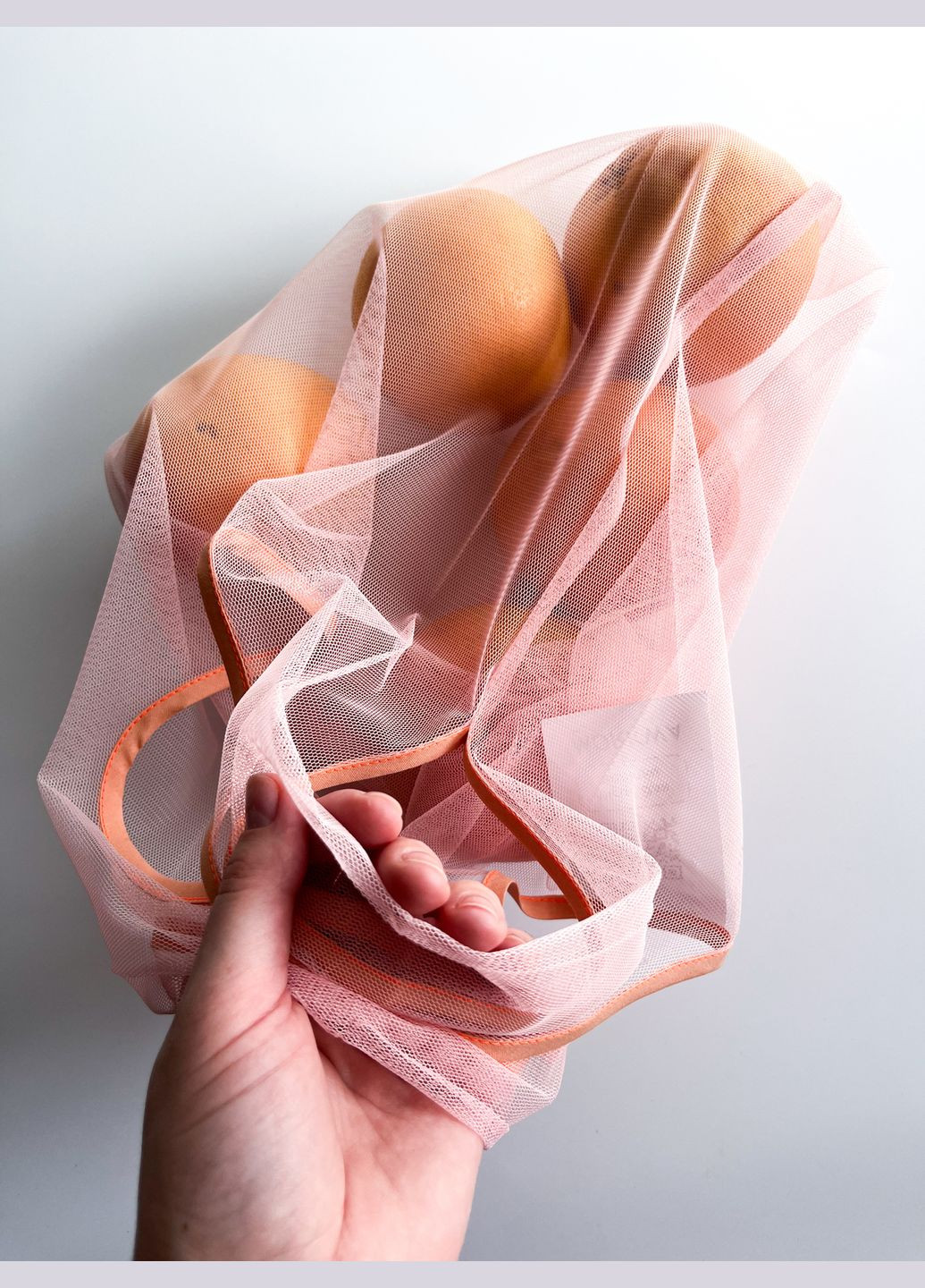 Экоторба Майка стандарт персиковая — легкая, брендированная, многоразовая Morkwa (341303103)