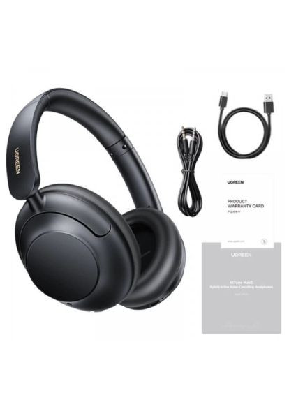 Наушники (25255) Ugreen HP202 HiTune Max5 Hybrid ANC Black (366697689)