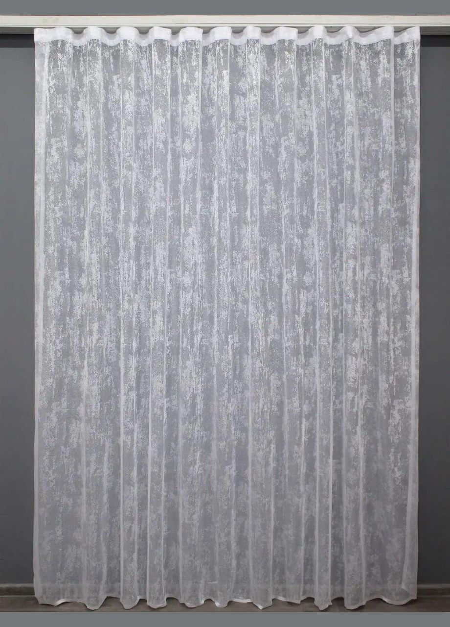 Тюль мармурова жакардова в зал Гардіна Шоколад 300x270 см (tul-1400т-5-05) No Brand (306633036)