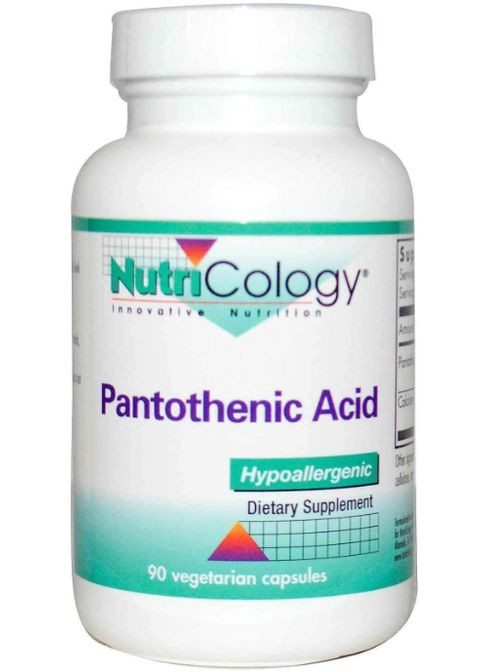 Пантотенова кислота для шкіри Pantothenic Acid 90 капс NutriCology (357340011)