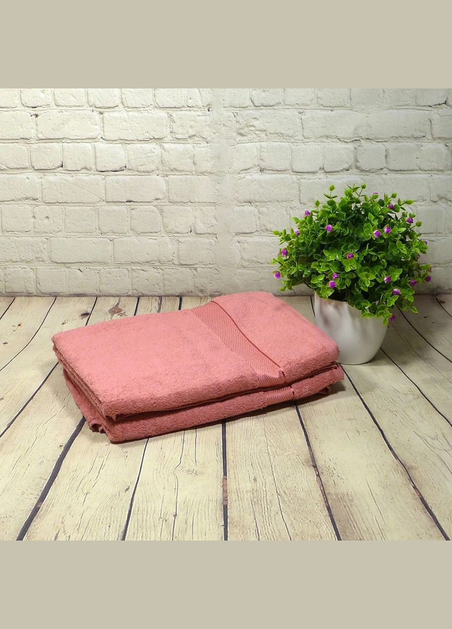 Aisha Home Textile полотенце махровое aisha - коралловый 70*140 (400 г/м²) розовый производство -