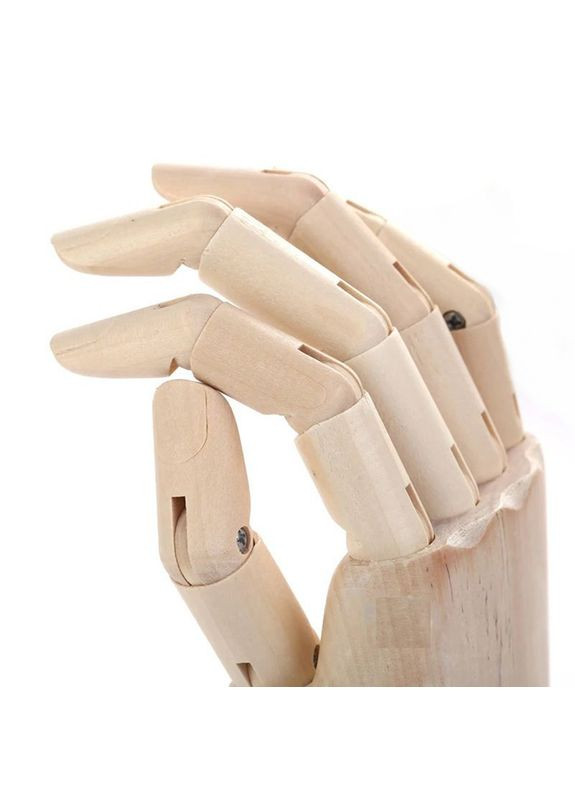 Деревянный подвижный манекен кисти руки, 10" (25 см) Worison (322650370)