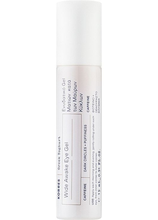 Увлажняющий гель для глаз против темных кругов Greek Yoghurt Wide Awake Eye Gel 15ml (1082674-104574) Korres (368620574)