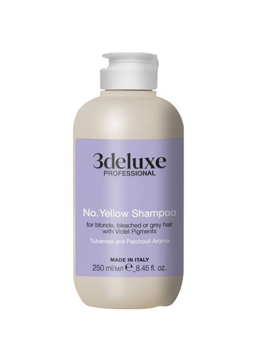 Шампунь для нейтралізації жовтизни No Yellow Shampoo 250 мл 3DeLuXe Professional (341350463)