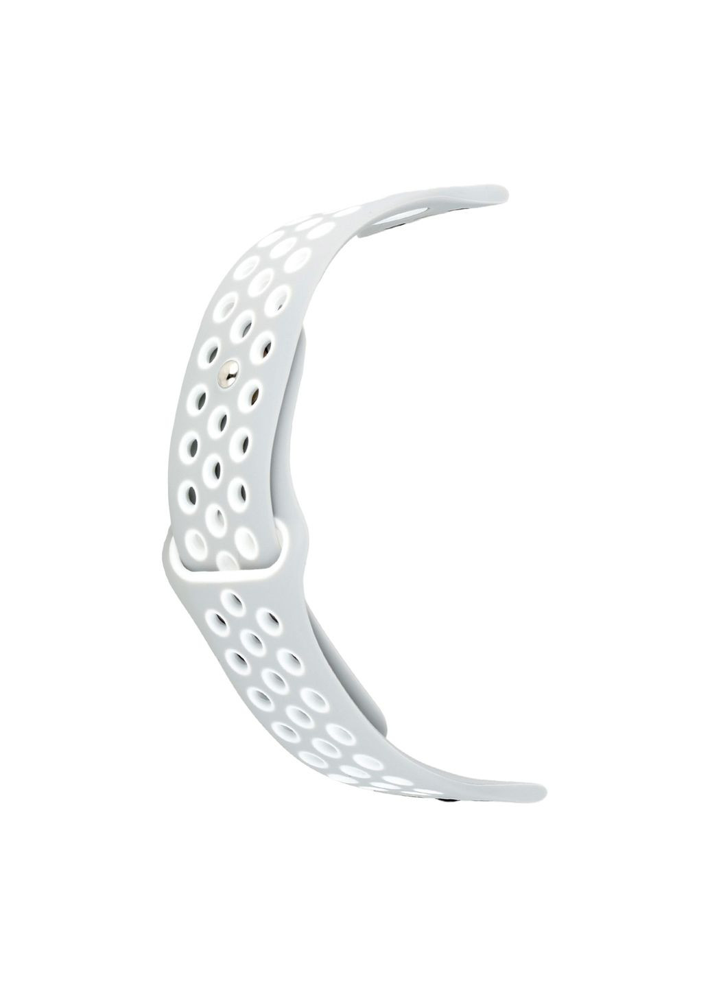 Ремешок Nike Sport Apple Watch 42/44/45/46/49 мм Gray/White S Smart Watch (309182320)