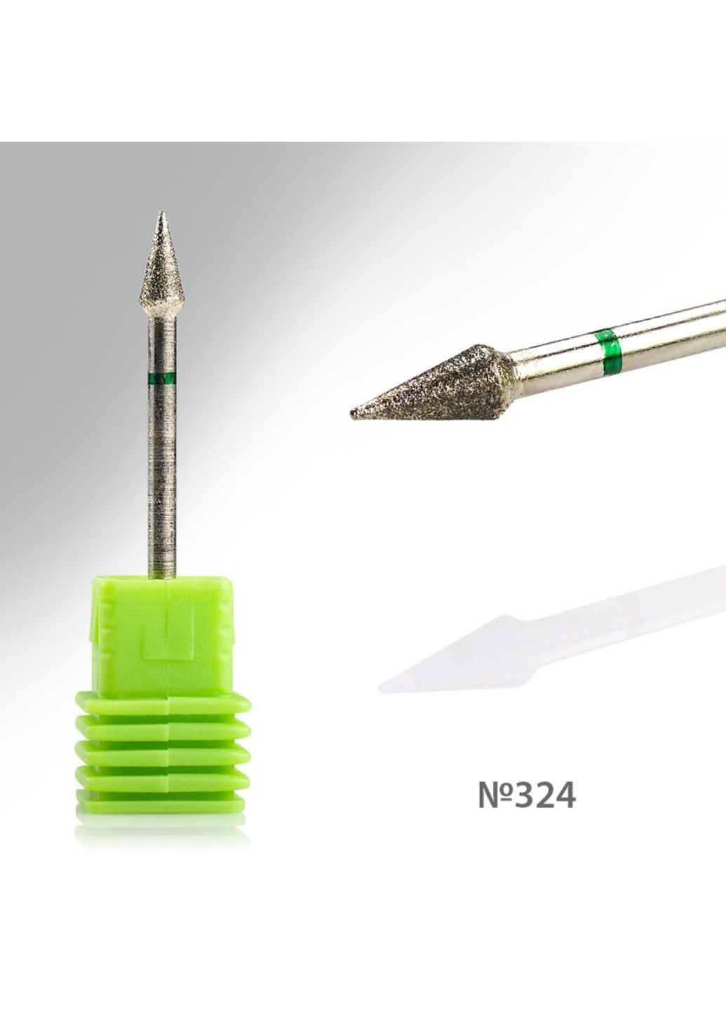 Алмазна краплеподібна Фреза 8х4 мм Великої Абразивності №324 MagicNail (292733722)