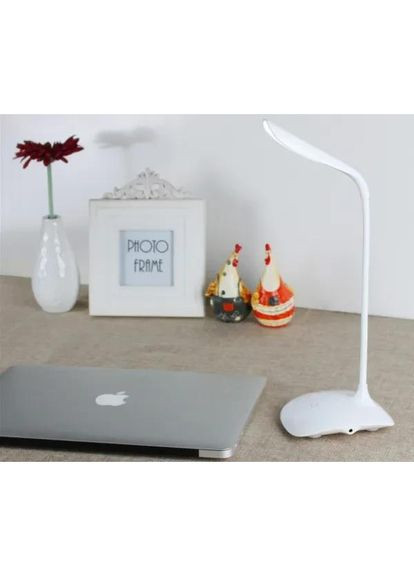 Офисная настольная лампа LED Portable & Flexible 1.5W 5500-6000K (CW-DL06FPB-W) Colorway (319145876)