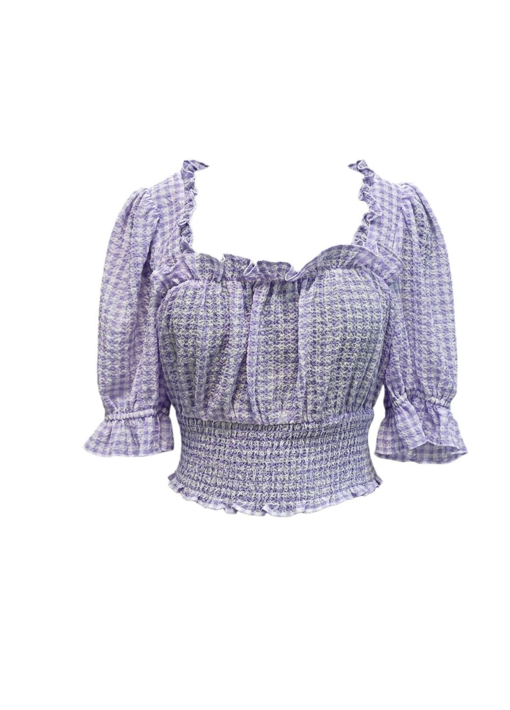 Лиловая блуза Monki