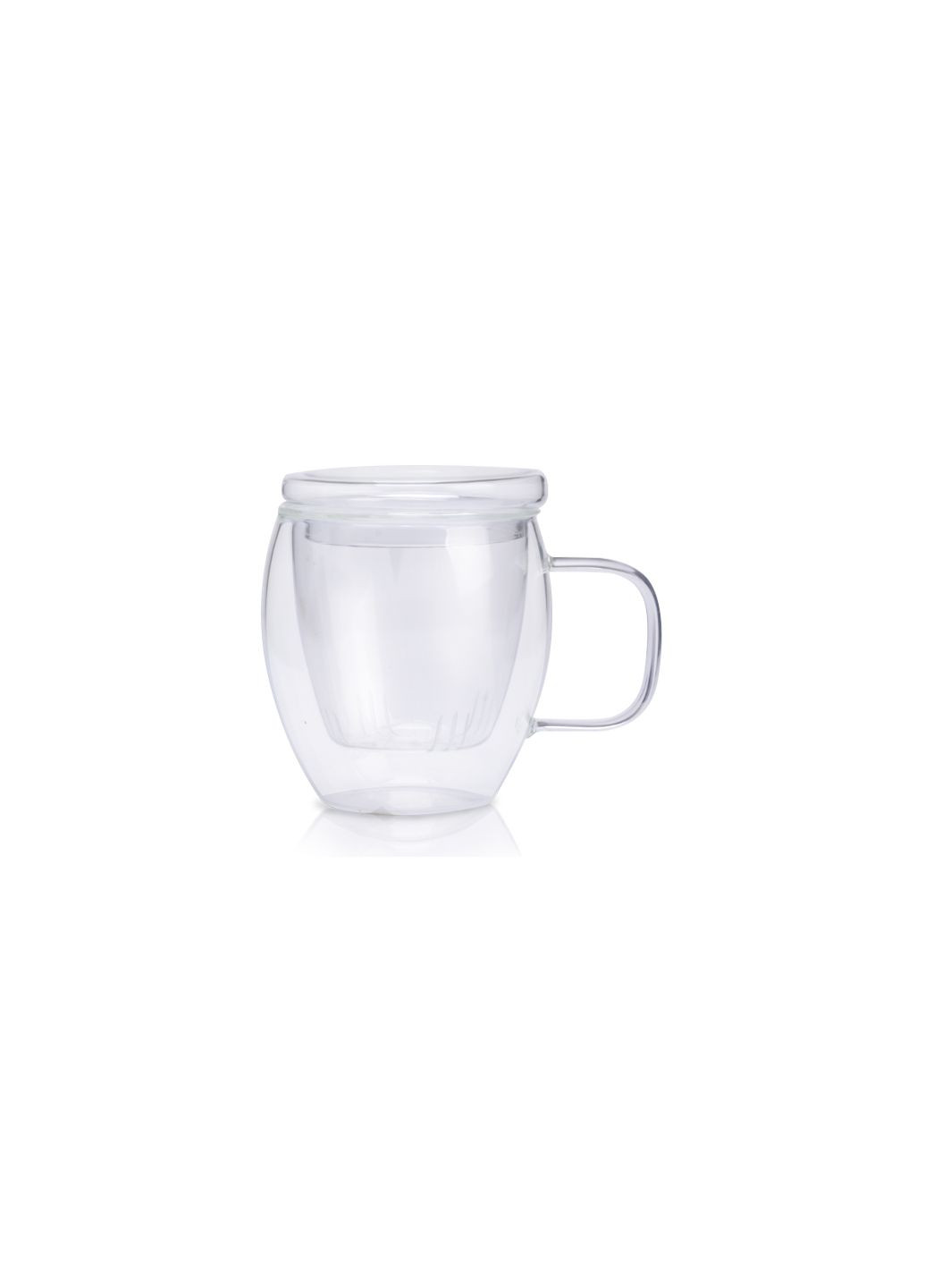 Заварювальна чашка зі скляним ситом 300мл Фінестра ST20117 S&T (273219187)