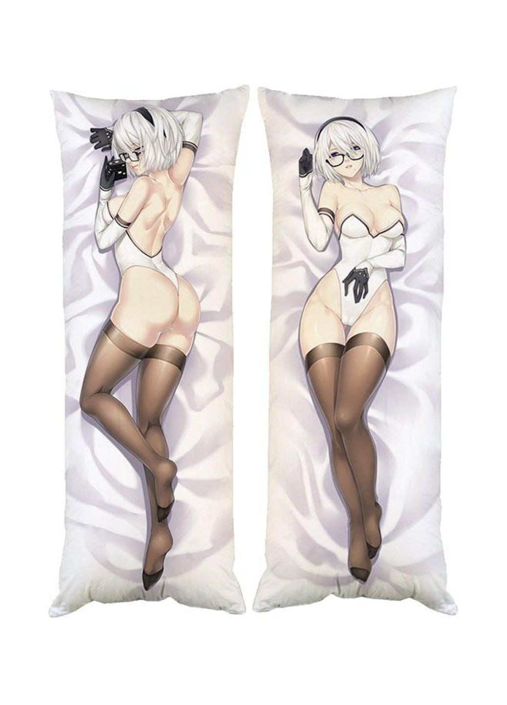Подушка дакимакура Автомата NieR: Automata декоративная ростовая подушка для обнимания двусторонняя No Brand (329432482)