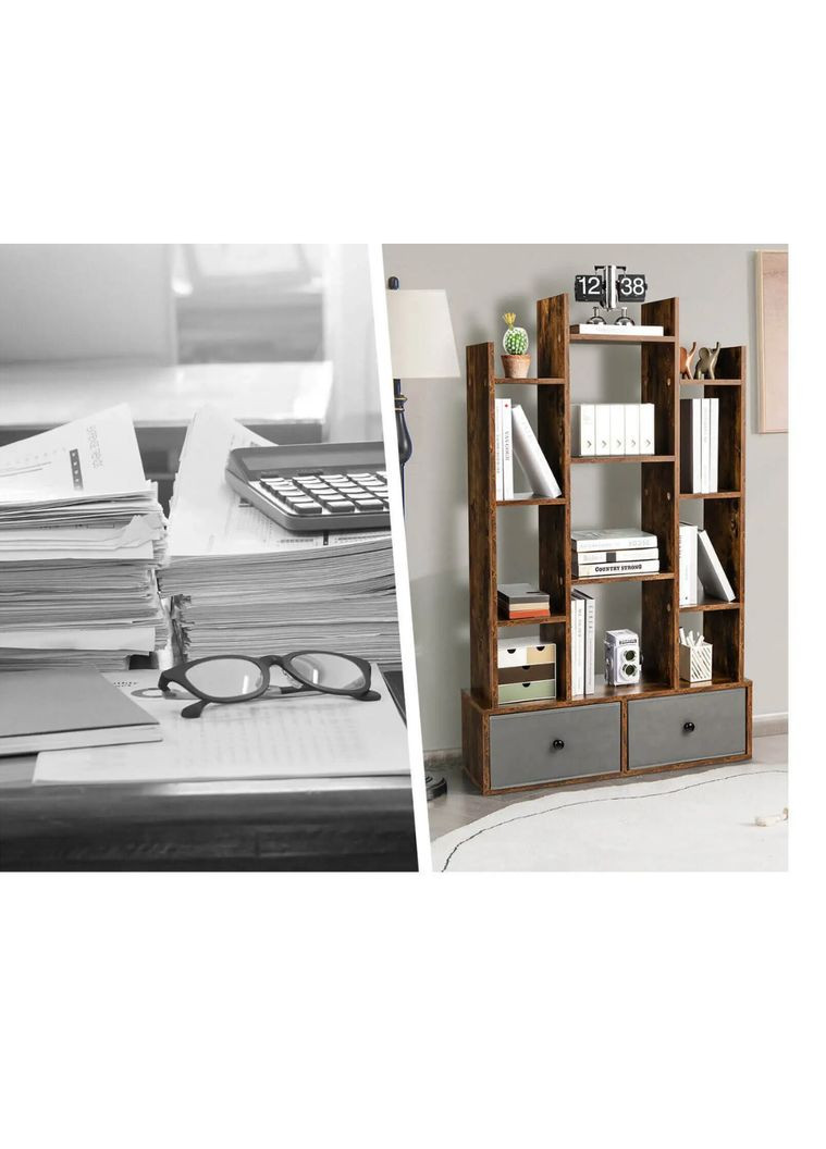 Стелаж Drawer в стилі Loft Costway (362028040)