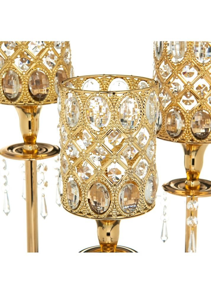 Набор подсвечников из 3-х штук Доменика 53 см 12009-052 Lefard (346528709)