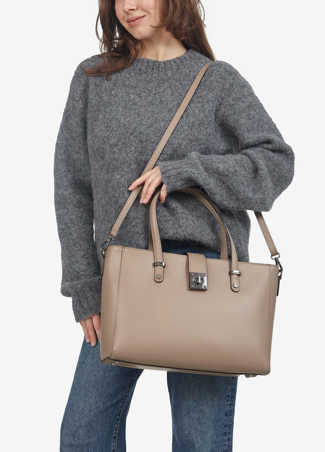 Сумка жіноча шкіряна тоут велика Tote Regina Notte (280199204)