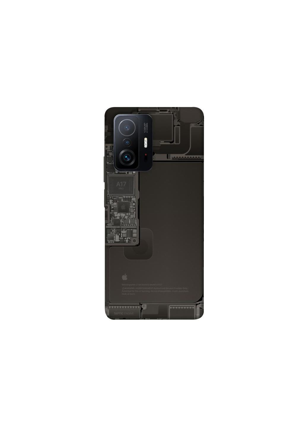 Чехол на Xiaomi 11T / 11T Pro iPhone 17 Frontalka (354673784)