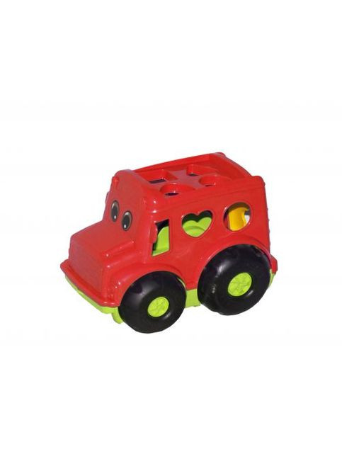 Сортер-автобус "Бусик №1" (красный) Colorplast (361423995)