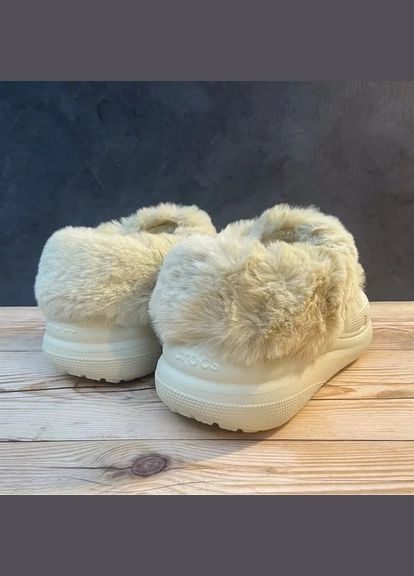 Крокс с Мехом Классик Платформа Женские Classic Platform Lined Clog Crocs (315800966)
