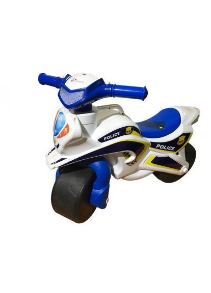 Дитячий біговел байк ПОЛІЦІЯ 0138/510 з широкими колесами Doloni (302386270)