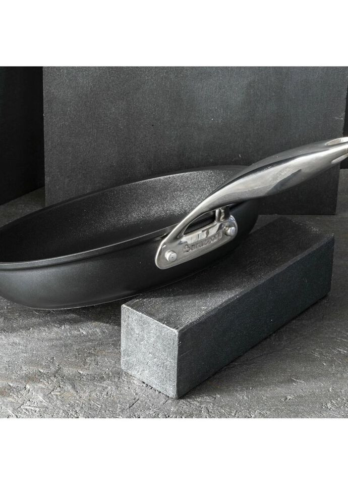 Сковорода універсальна 85560602498 24 см чорна Barazzoni (335716106)