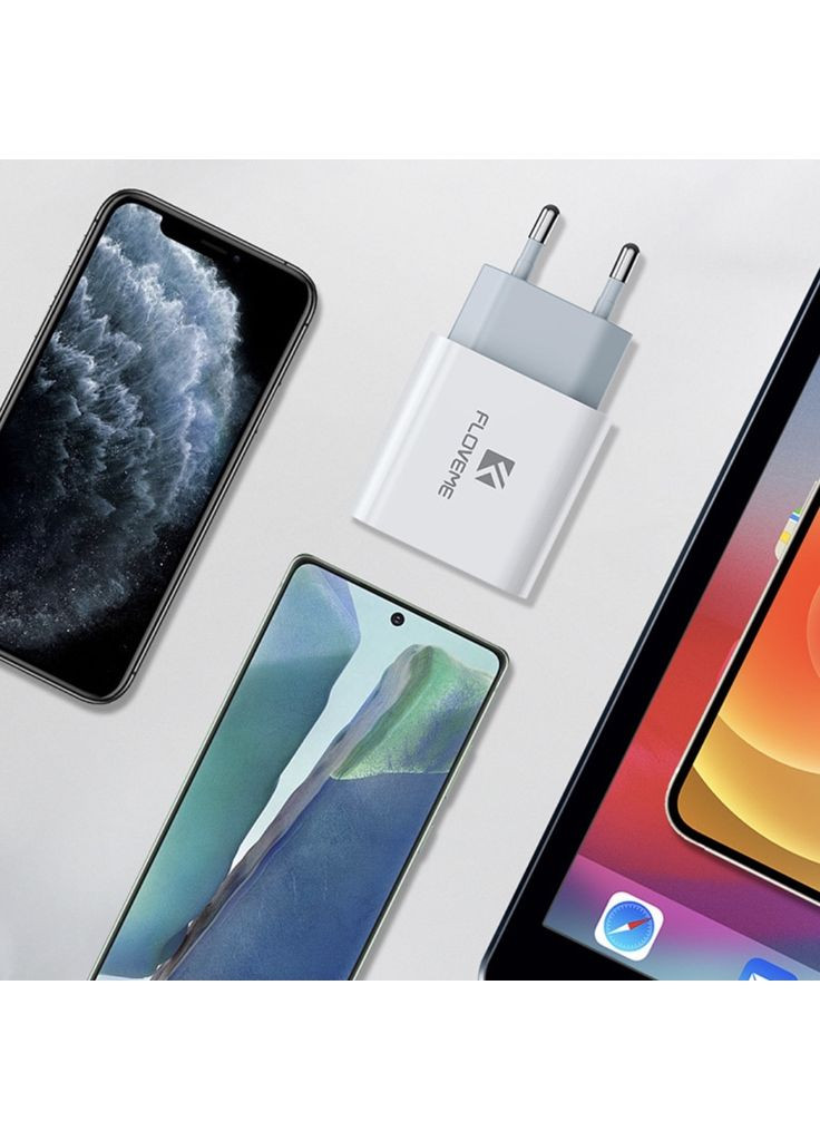 Мережевий зарядний пристрій 20W PD 3.0 для швидкої зарядки ( ) FLOVEME (366666305)