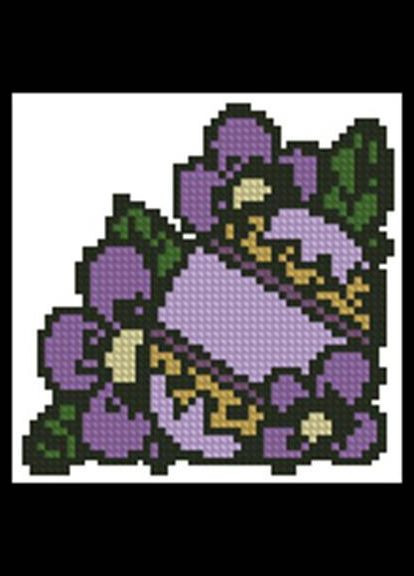 Набір для вишивання хрестиком. Розмір: 8*8 см Великодня крашанка Лоскуток (315360725)