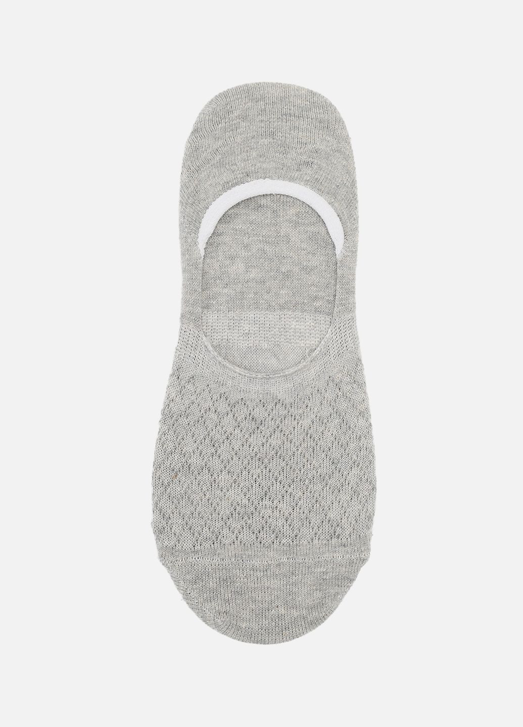 Светло-серые следки женские цвет светло-серый цб-00276165 Yuki (330748804)