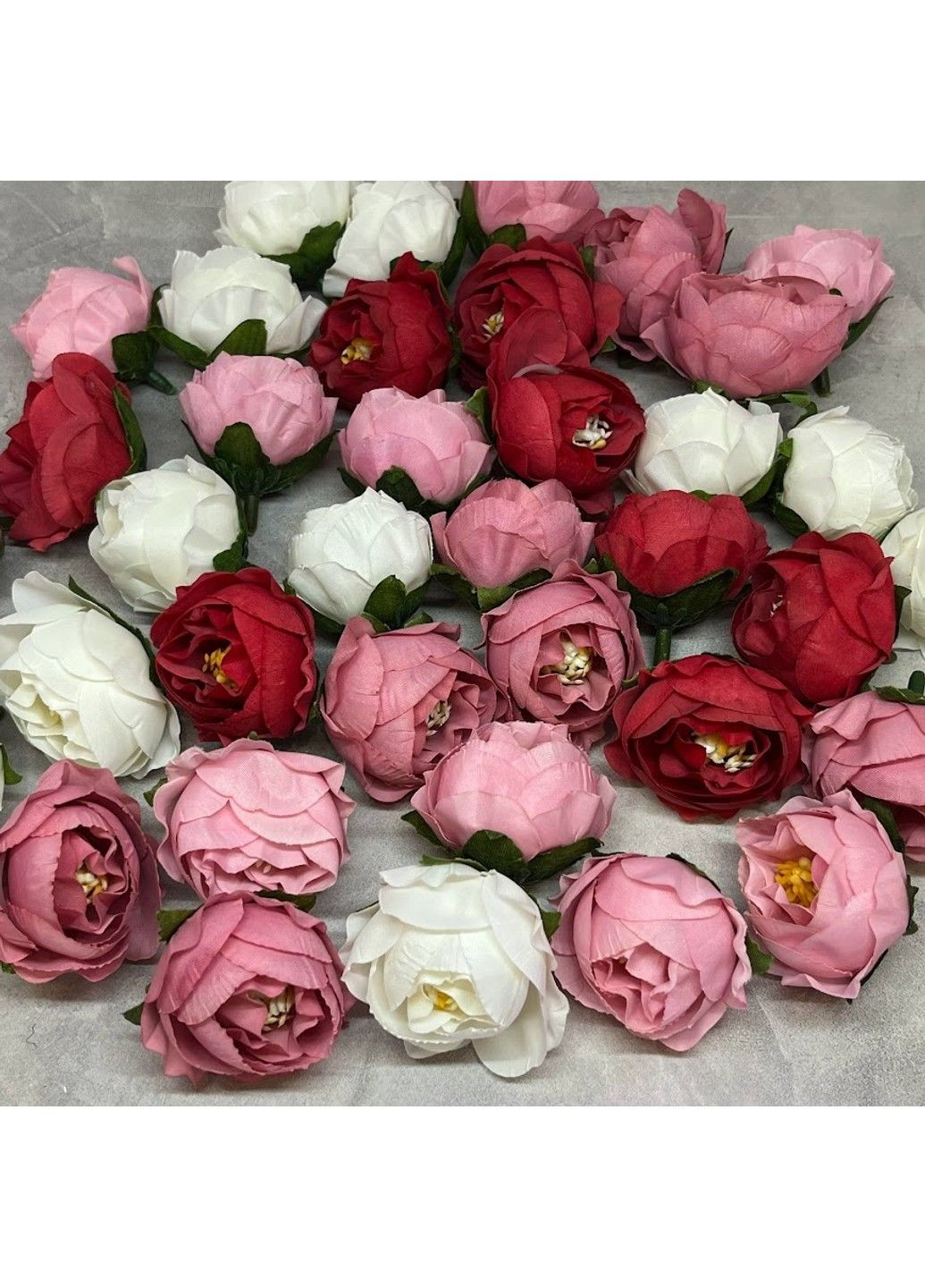 Бутон півонії 4 см, колір -червоний, шт No Brand (307923415)