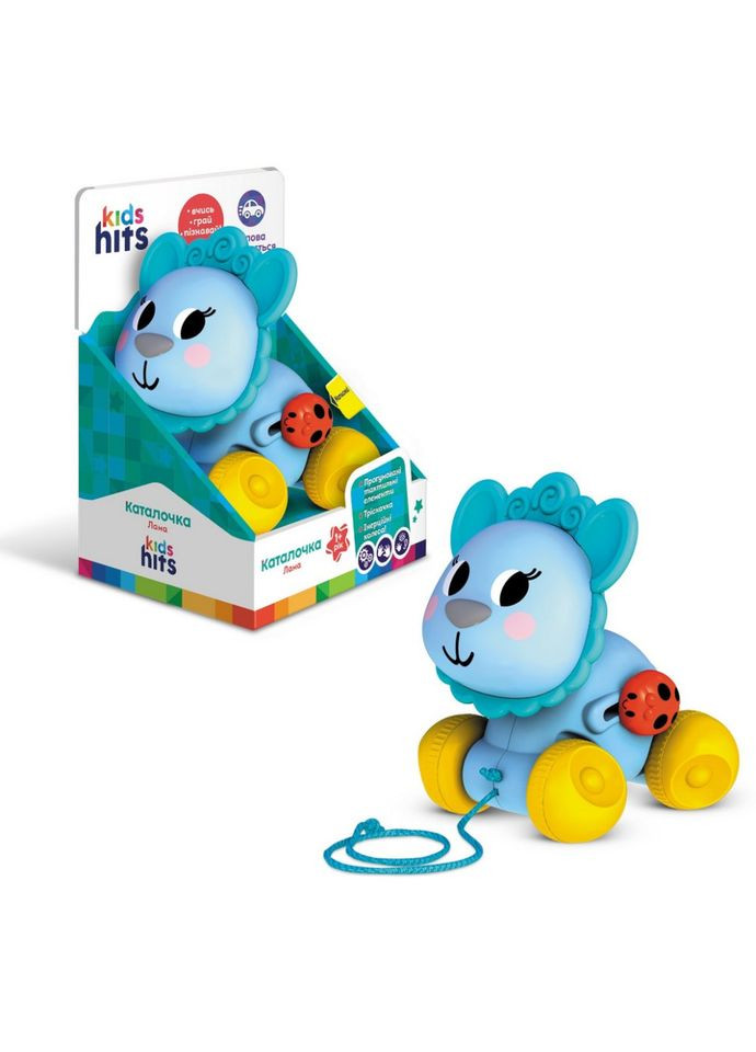 Игрушка-Каталочка "Лама" KH22/001 инерционные колеса Kids Hits (308997365)