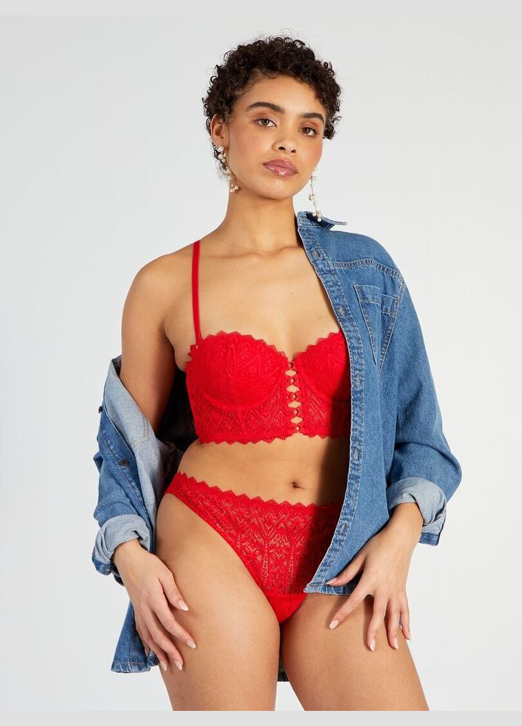 Красный бюстгальтер,красный, Kiabi