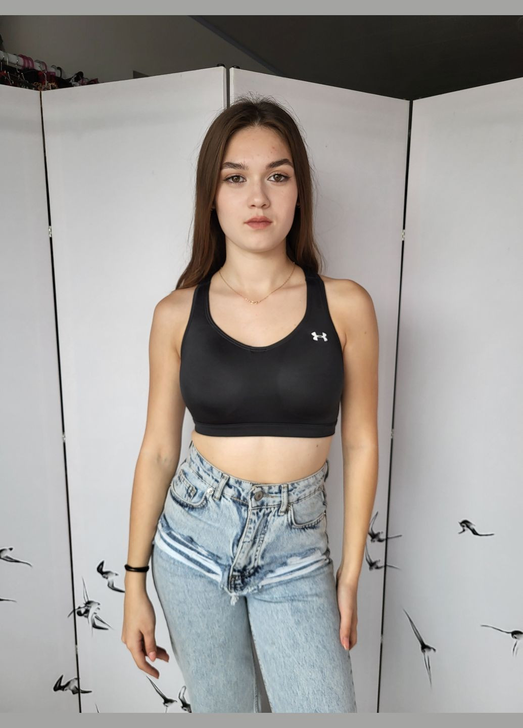 Топ женский спортивный с поролоновыми вкладышами Under Amour No Brand (314911272)