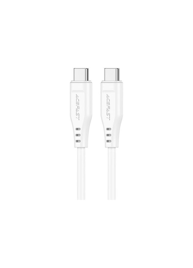 Дата кабеля (m462968) Acefast USB-C to USB-C 1.2m 3A TPE C3-03 White (367065622)