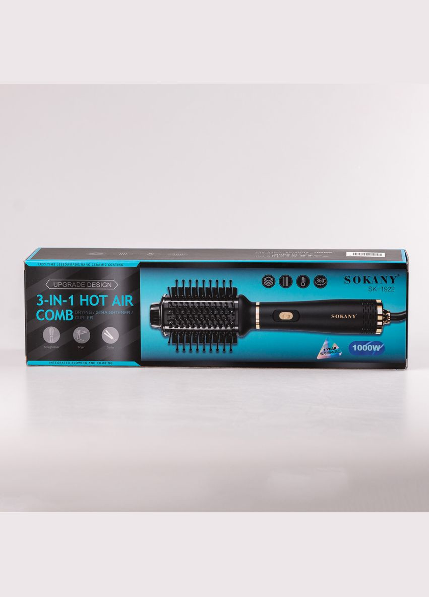 Фен стайлер для волосся 3 в 1 SK1922 професійний 1000 Вт Sokany (306849408)