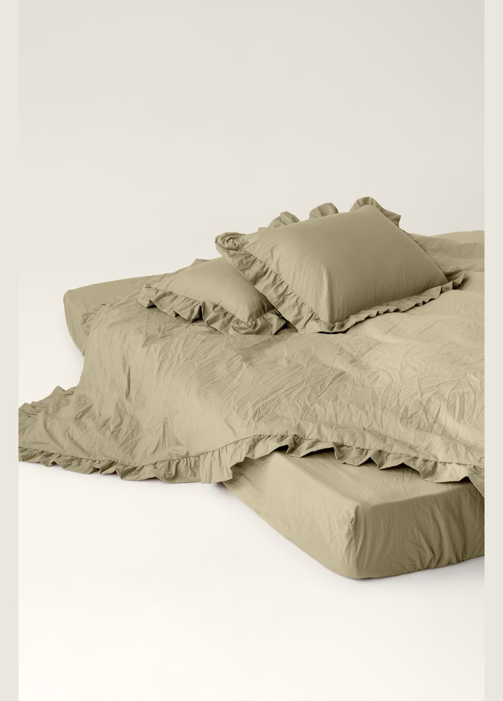 Постільна білизна варена бавовна євро 200 х 215 см 3в1 наволочки, підковдра, простирадло Beni Home (345641680)