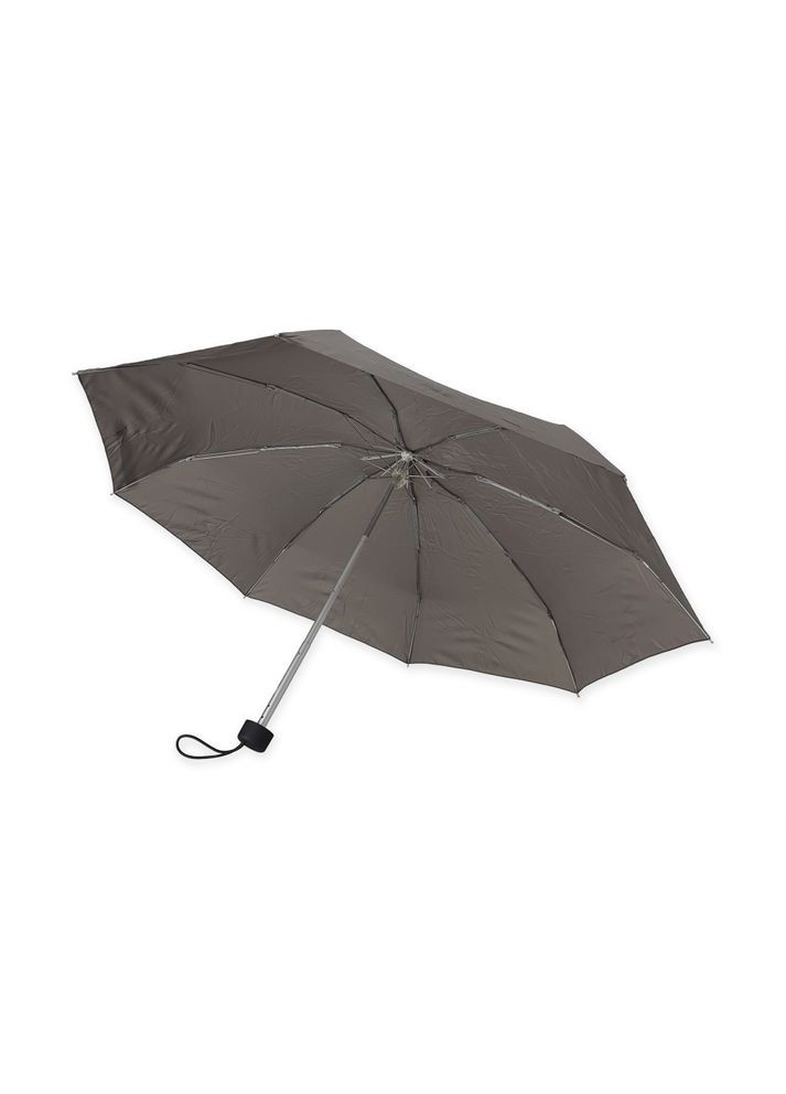 Карманный зонтик серый механический 8 спиц 1183 No Brand (272149361)