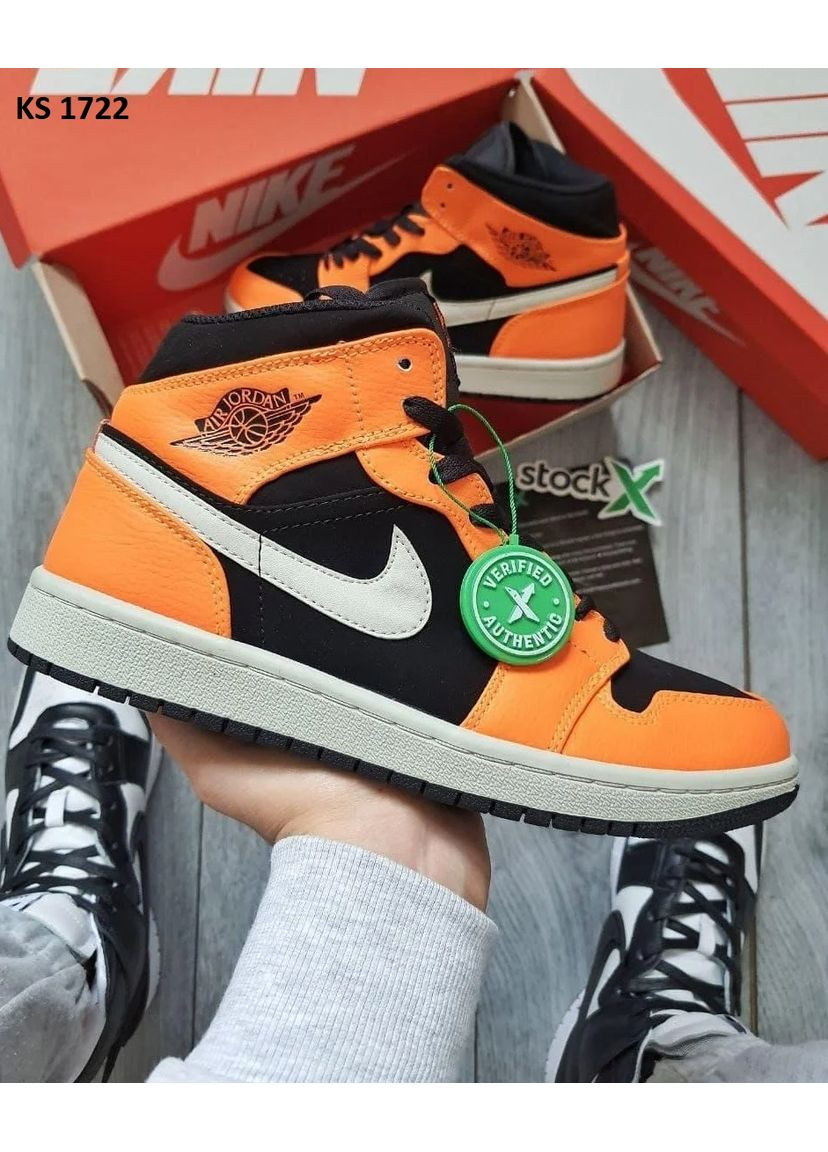 Цветные демисезонные кроссовки мужские nike air jordan 1 найк аир джордан No Brand