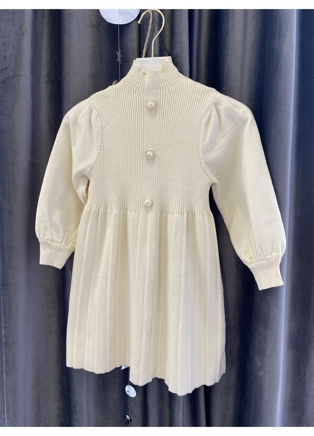 Бежева сукня плаття для дівчинки BabyStyle (368720129)