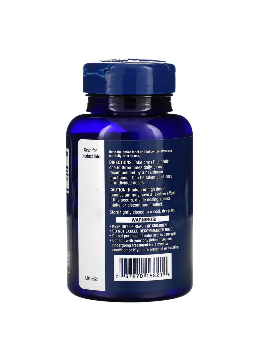 Вітаміни та мінерали Magnesium Citrate 100 mg, 100 вегакапсул Life Extension (293338041)