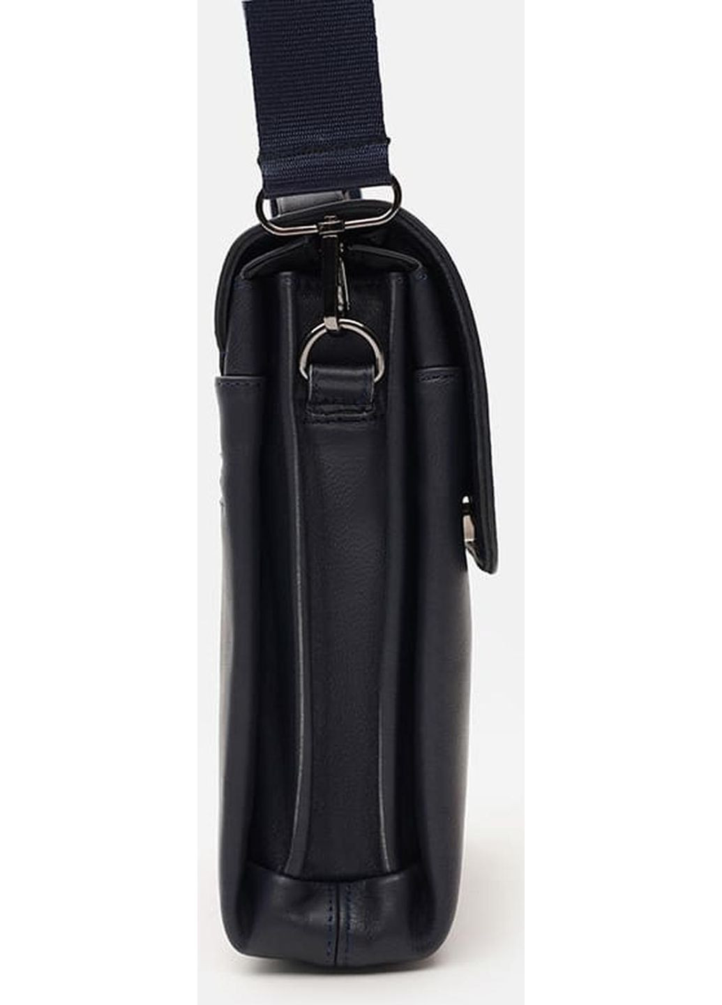 Сумка планшет через плече чоловіча з натуральної шкіри синій 36609 Ricco Grande (353690157)