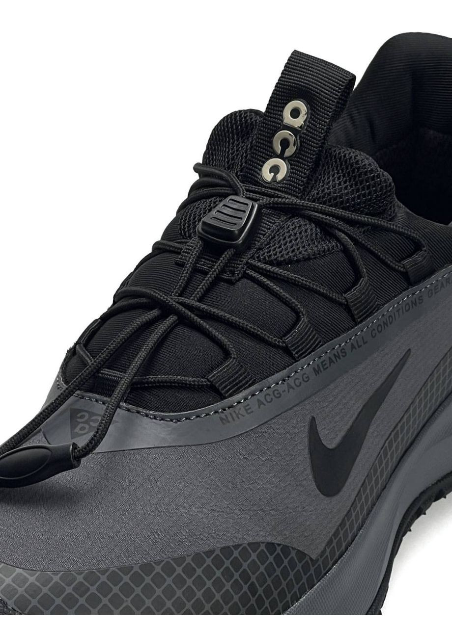 Темно-сірі Осінні кросівки чоловічі nike No Brand ACG Mountain Fly Low GTX Dark Grey