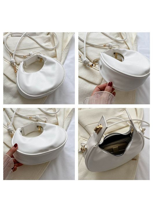 Жіноча сумка хобо багет 10571 через плече No Brand (344446486)