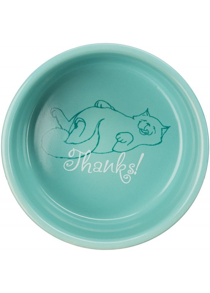 Миска для котів Thanks for Service керамічна 300 мл/11 см Trixie (355252782)