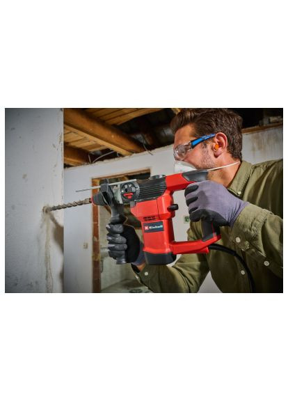 Перфоратор TC-RH 28 3F, 950 Вт, SDS+, бочковый, 3.5 Дж, 990 об/мин, кейс (4258002) Einhell 990 о, 3.5 Дж, бочковий, SDS+, 950 Вт, TC-RH 28 3F (358067039)