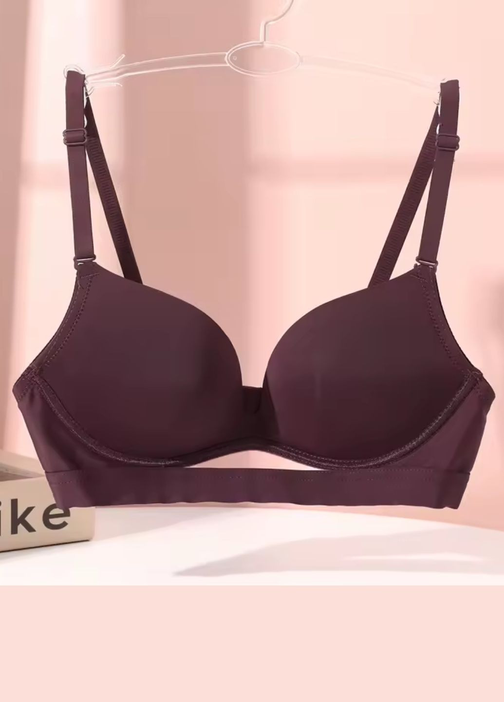 Тёмно-фиолетовый бралетт женский формованный бюстгальтер perfect elegance (1732-70-01) Finetoo без косточек