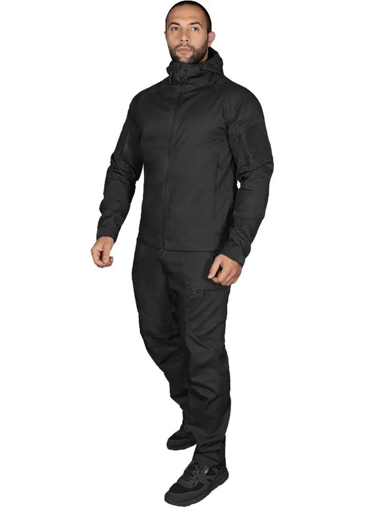 Черный демисезонный костюм stalker 3.0 twill black Camotec