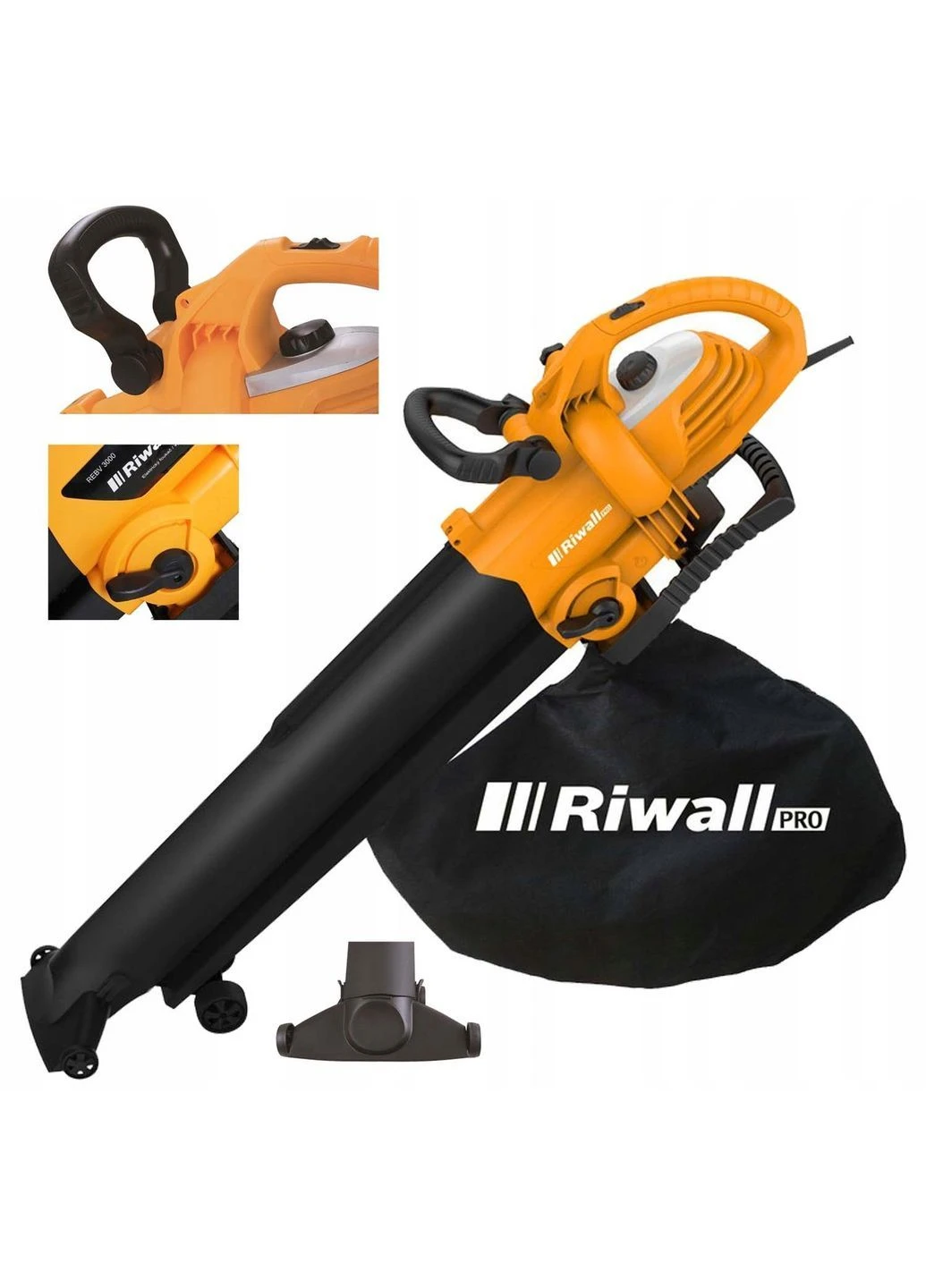 Садовий пилосос 3600W Riwall (375046435)