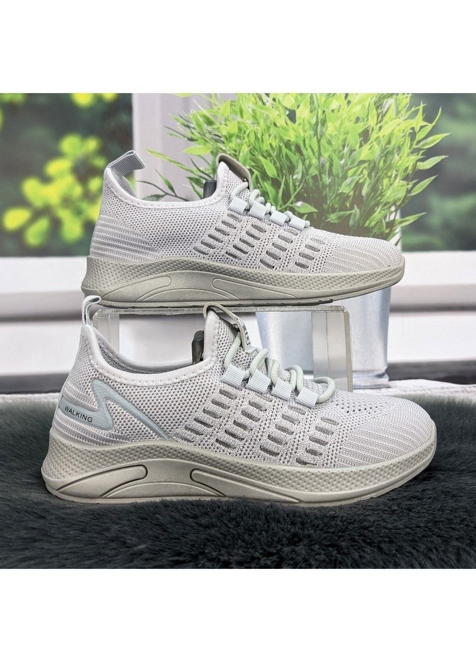 Кроссовки женские Gipanis серые лето (325922902)