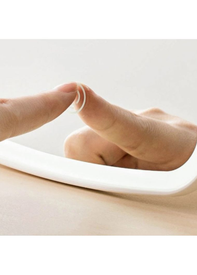 Дзеркало косметичне настільне Makeup Mirror 33 світлодіоди USB або батарейки Білий Salon Professional (364684904)