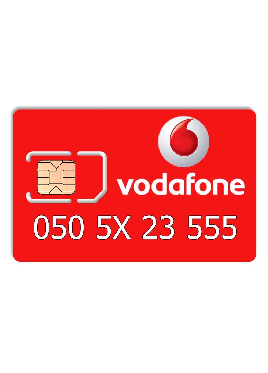 Красивый номер 050 5X 23 555 Vodafone (296647752)