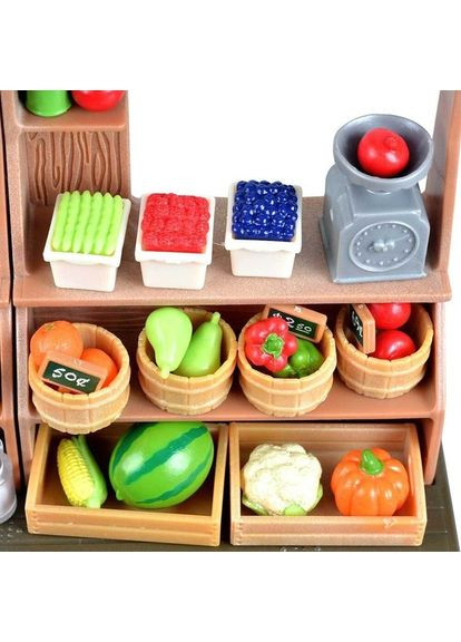 Домик Li`l Woodzeez Фермерский рынок (WZ6630) Li'l Woodzeez (360418364)